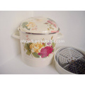 custom enamel pot enamel steamer cooking pot